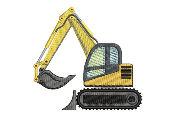 Blade Runner Excavator Embroidery Review