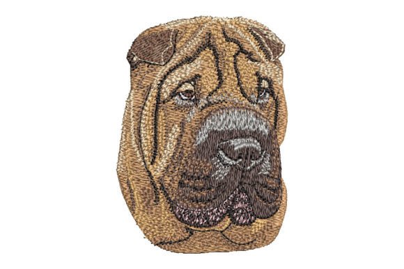 Chinese Shar-Pei Embroidery Design Review