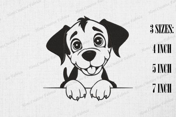 Cute Rottweiler Dog Peeking Wall Embroidery Review