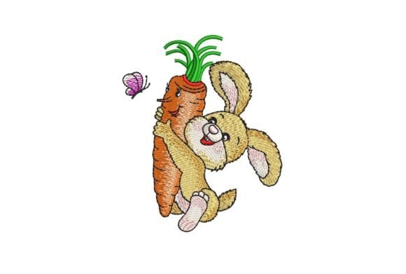 Easter Bunny with Carrot Embroidery Review