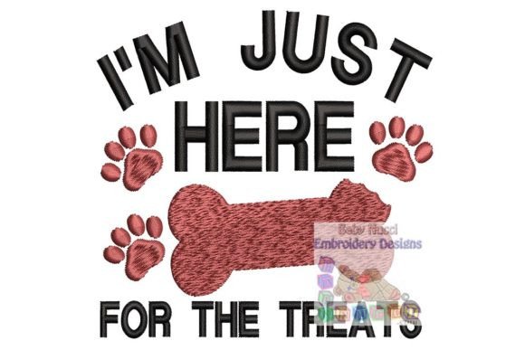 I'm Just Here for the Treats Embroidery Review