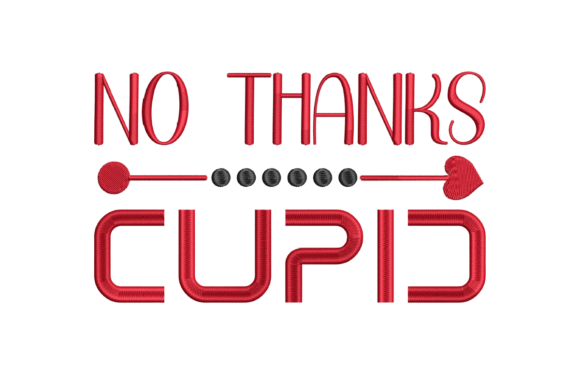 No Thanks Cupid Embroidery Review