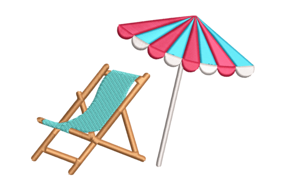 Umbrella and Chair Embroidery Design Review