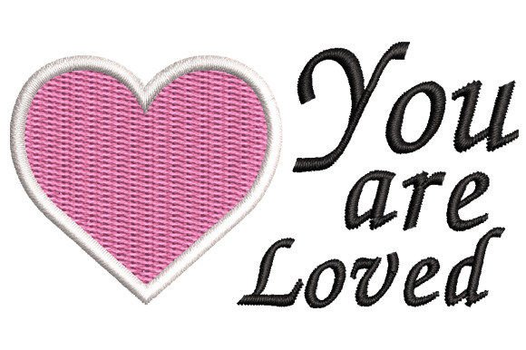 You Are Loved with Heart Embroidery Review
